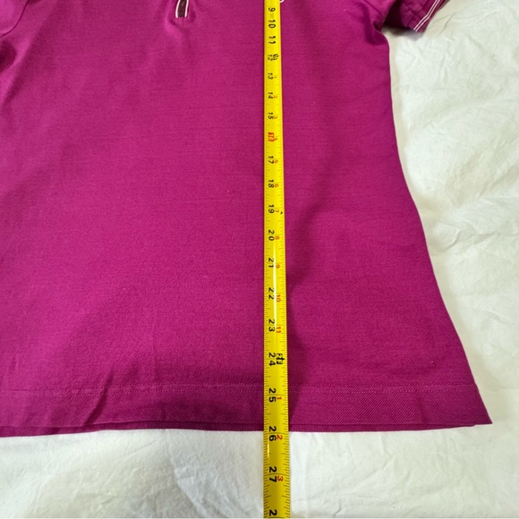 Salvatore Ferragamo Pink Polo Shirt with Zippered Placket - Picture 6 of 10